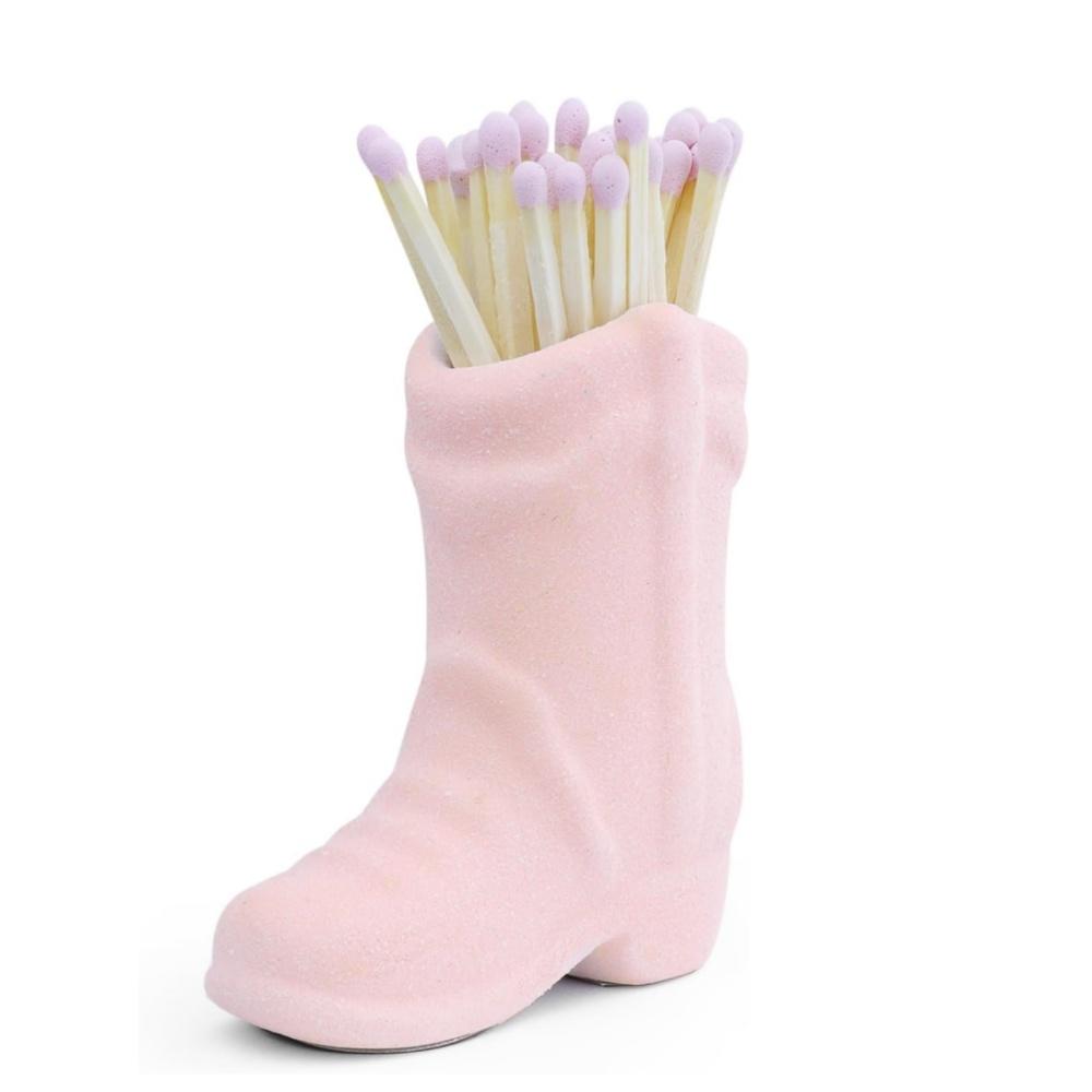 Подставка для спичек в виде ковбойского сапога - Керамическая спичечница для всех спичек, банка для ванной и кухни розовый
Подставка для спичек в виде ковбойского сапога - Керамическая спичечница для всех спичек, банка для ванной и кухни розовый