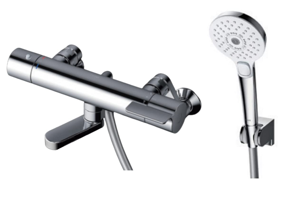 TOTO Bathroom Thermostatic Mixer Comfort 3 TBV03448J Wall-Mounted Faucet, 70mm, Wave, Plated, Modes,
TOTO Bathroom Thermostatic Mixer Comfort 3 TBV03448J Wall-Mounted Faucet, 70mm, Wave, Plated, Modes,