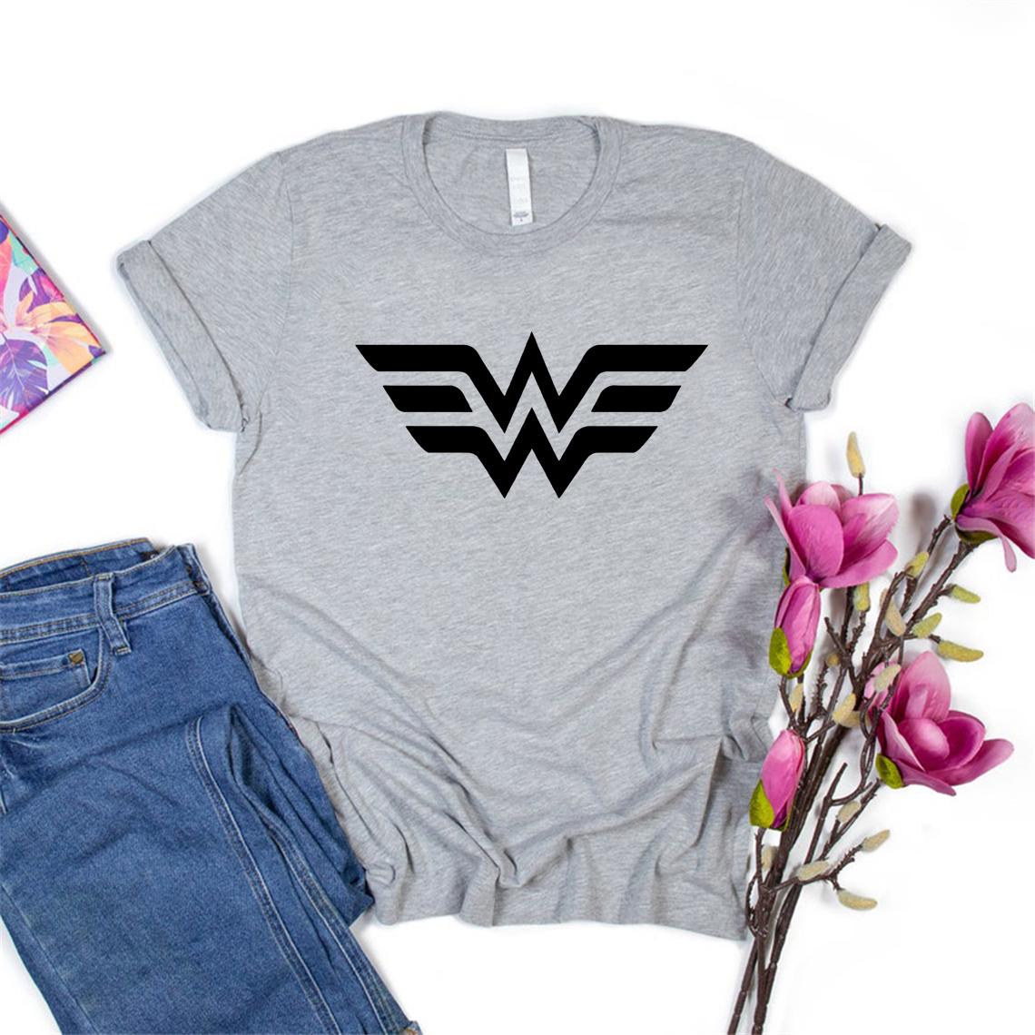 Wonder Female T-Shirt Women Warrior T-Shirts Superhero Tee Women Power Shirts Mothers Day Gifts Повсякденні футболки Топи M сірий колір
Wonder Female T-Shirt Women Warrior T-Shirts Superhero Tee Women Power Shirts Mothers Day Gifts Повсякденні футболки Топи M сірий колір