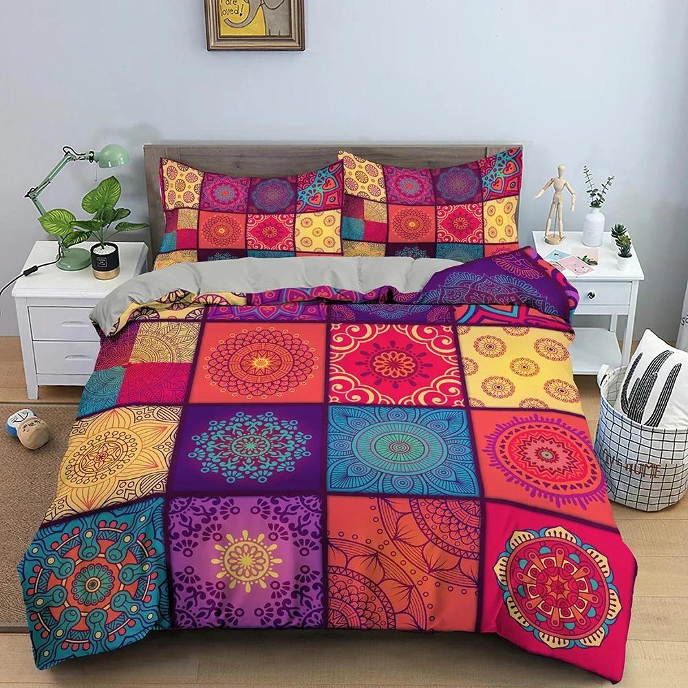 3D Mandala Floral Pattern Comfortable Duvet Quilt Cover Pillowcase Bedding Set Children Bedroom Decoration Home Textile 70x133cm 2pcs
3D Mandala Floral Pattern Comfortable Duvet Quilt Cover Pillowcase Bedding Set Children Bedroom Decoration Home Textile 70x133cm 2pcs