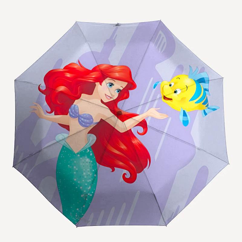 1pc Mermaid Ariel Automatic Folding Umbrella: Compact 8-rib Design Cartoon Travel Companion for Outdoor, Casual Accessory 8
1pc Mermaid Ariel Automatic Folding Umbrella: Compact 8-rib Design Cartoon Travel Companion for Outdoor, Casual Accessory 8