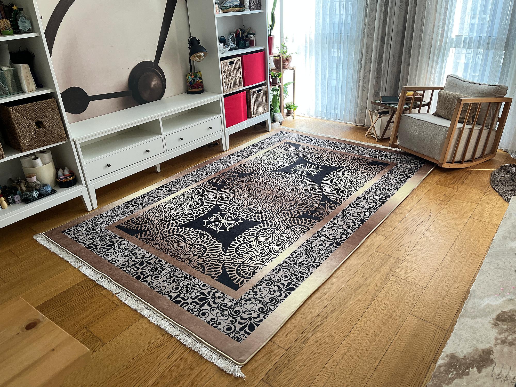 EPeddler Home Современный золотой этнический узор Цифровая печать Нескользящая точечная основа Новое поколение гостиной, кухни, столовой Ковер и дорожка 50 x 80
EPeddler Home Современный золотой этнический узор Цифровая печать Нескользящая точечная основа Новое поколение гостиной, кухни, столовой Ковер и дорожка 50 x 80