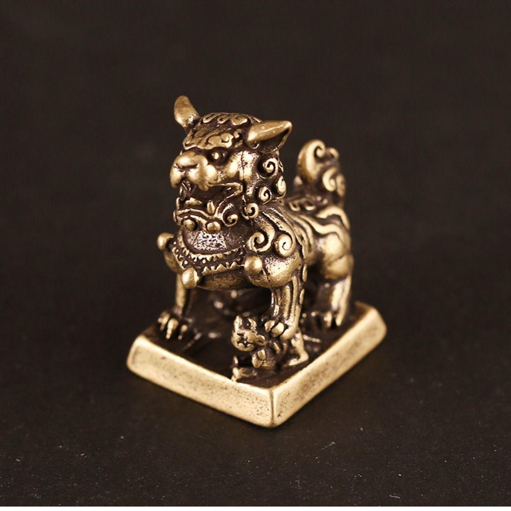 Attracts Wealth Handmade Desktop Ornament Lion Figurines Keychain Pendant Lion Ornaments Lion Seal
Attracts Wealth Handmade Desktop Ornament Lion Figurines Keychain Pendant Lion Ornaments Lion Seal