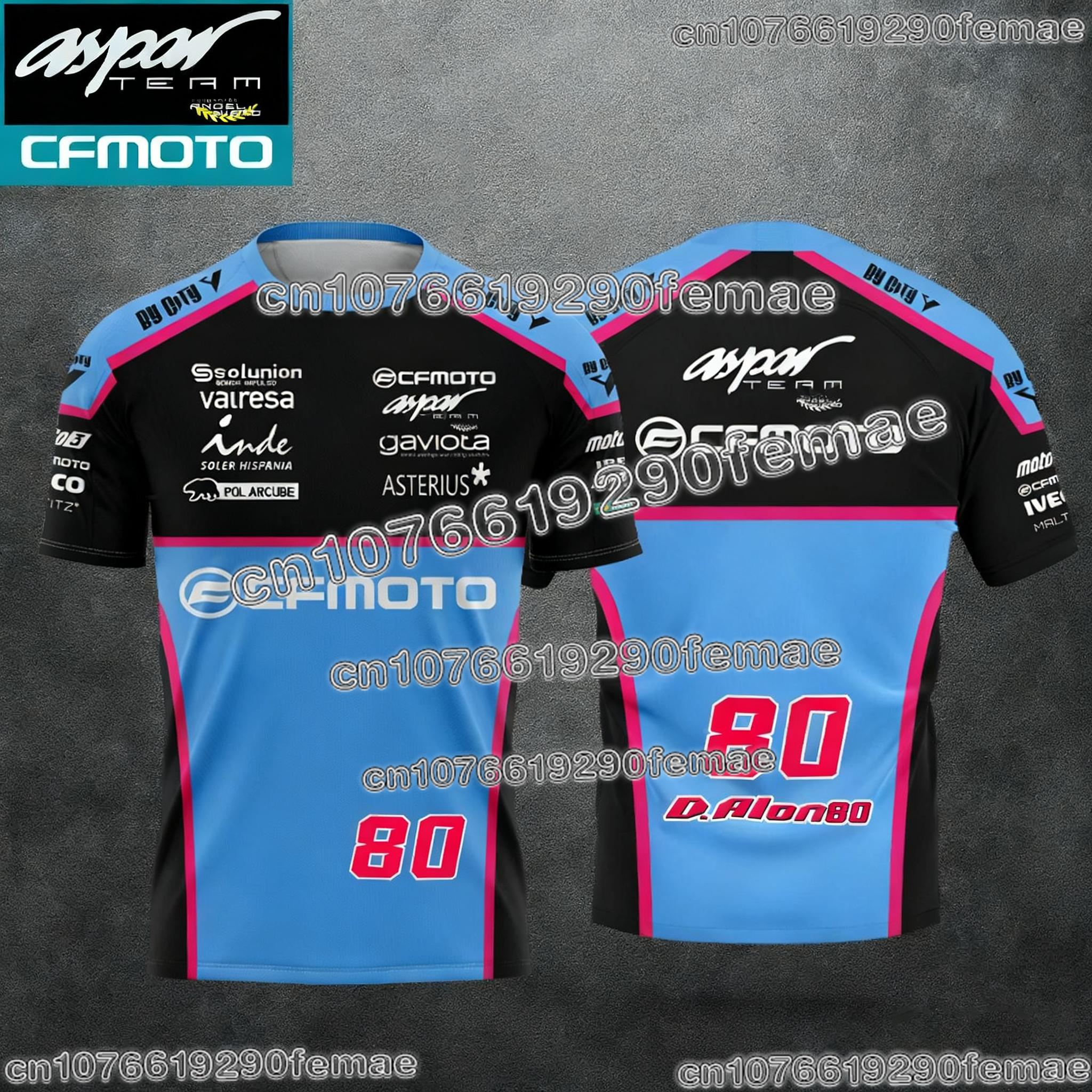 2026 CFmoto Aspar Motorcycle Racing Fan Tee Short Sleeve Casual Street Fashion Sports T-Shirt For Men And Women S
2026 CFmoto Aspar Motorcycle Racing Fan Tee Short Sleeve Casual Street Fashion Sports T-Shirt For Men And Women S
