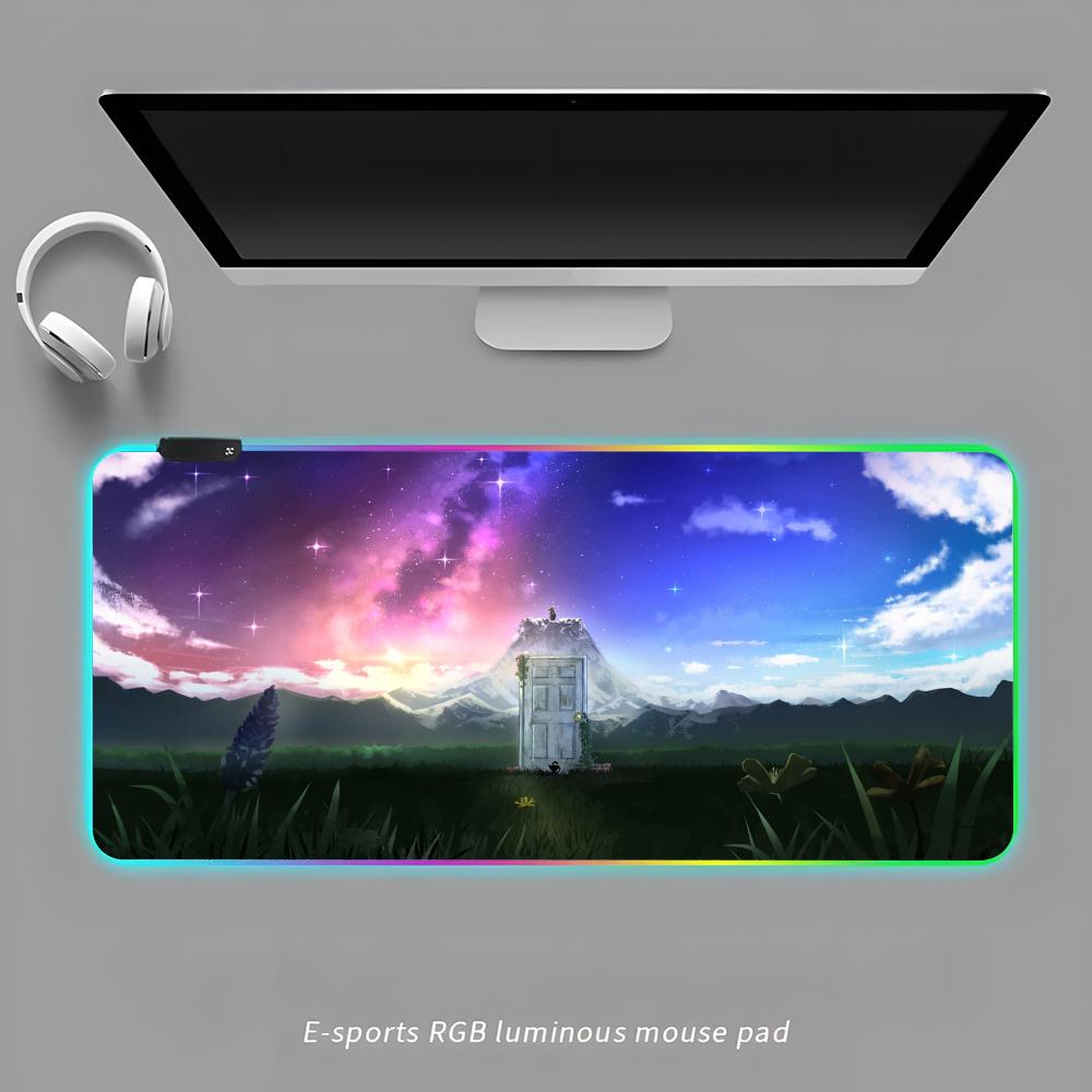 Игровой коврик для мыши Suzume No Tojimari RGB, настольный коврик HD, большой светодиодный коврик для мыши XXL RGB600x300x3mm
Игровой коврик для мыши Suzume No Tojimari RGB, настольный коврик HD, большой светодиодный коврик для мыши XXL RGB600x300x3mm