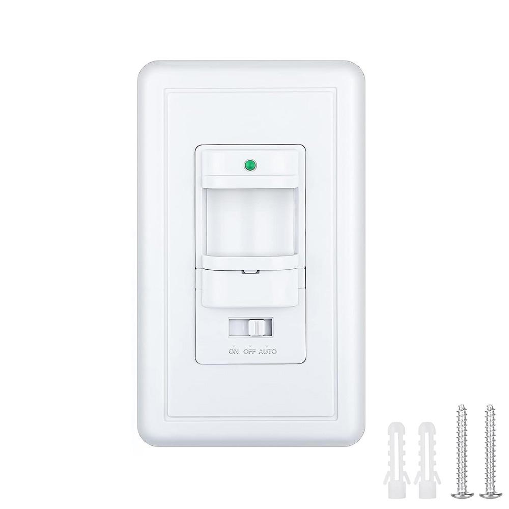 Датчик движения PIR для установки в стену, выключатель света, обзор 180°, датчик присутствия, автоматическое включение/выключение, настенный датчик, однополюсный нейтральный провод белый
Датчик движения PIR для установки в стену, выключатель света, обзор 180°, датчик присутствия, автоматическое включение/выключение, настенный датчик, однополюсный нейтральный провод белый