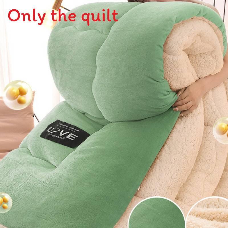 Плюшевое зимнее одеяло с утолщенным сохранением тепла, подходит для ежедневного использования в холодное время года
Плюшевое зимнее одеяло с утолщенным сохранением тепла, подходит для ежедневного использования в холодное время года