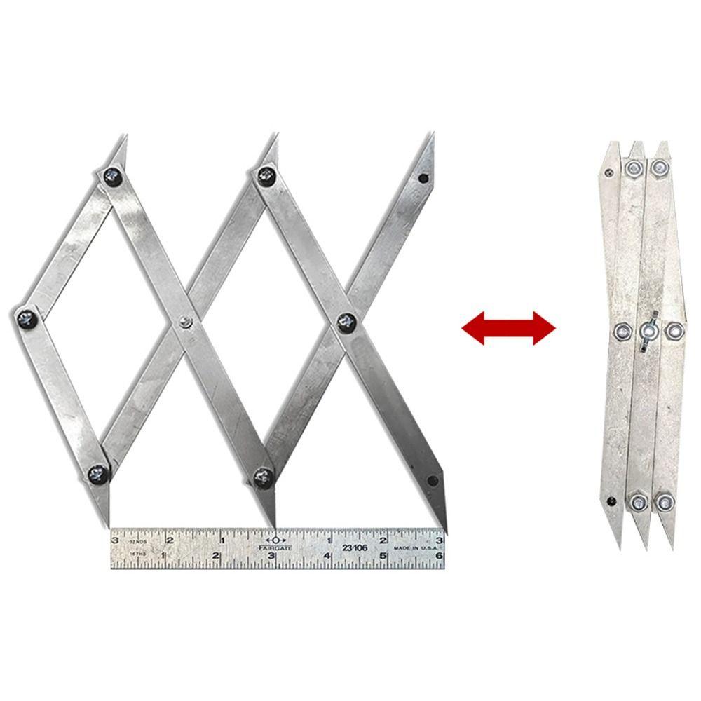 Stretchable 3 Point Center Finder Stainless Steel Center Point Finder Tool Carpentry Tool
Stretchable 3 Point Center Finder Stainless Steel Center Point Finder Tool Carpentry Tool
