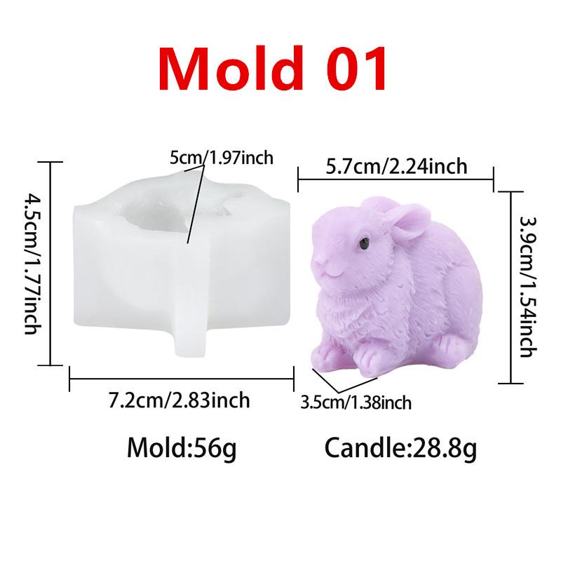 Mini Easter Rabbit Silicone Candle Mold DIY Head Turning Rabbit ,Rabbit Holding Carrot Designs Handmade Candles Gypsum Crafts
Mini Easter Rabbit Silicone Candle Mold DIY Head Turning Rabbit ,Rabbit Holding Carrot Designs Handmade Candles Gypsum Crafts