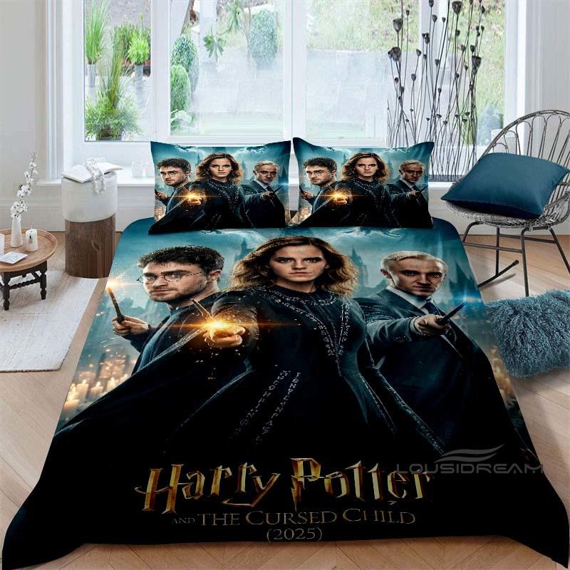 Classic Harry Potter Magical Series Bedding Set: 3D Digital Print, All-Season Polyester Duvet Cover and Two Pillowcases 135X200cm
Classic Harry Potter Magical Series Bedding Set: 3D Digital Print, All-Season Polyester Duvet Cover and Two Pillowcases 135X200cm