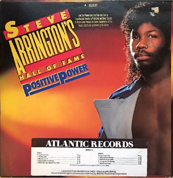 LP Record STEVE ARRINGTON S HALL OF FAME - Positive Power 7801271 ATLANTIC 1984 US Soul/Funk Used
LP Record STEVE ARRINGTON S HALL OF FAME - Positive Power 7801271 ATLANTIC 1984 US Soul/Funk Used