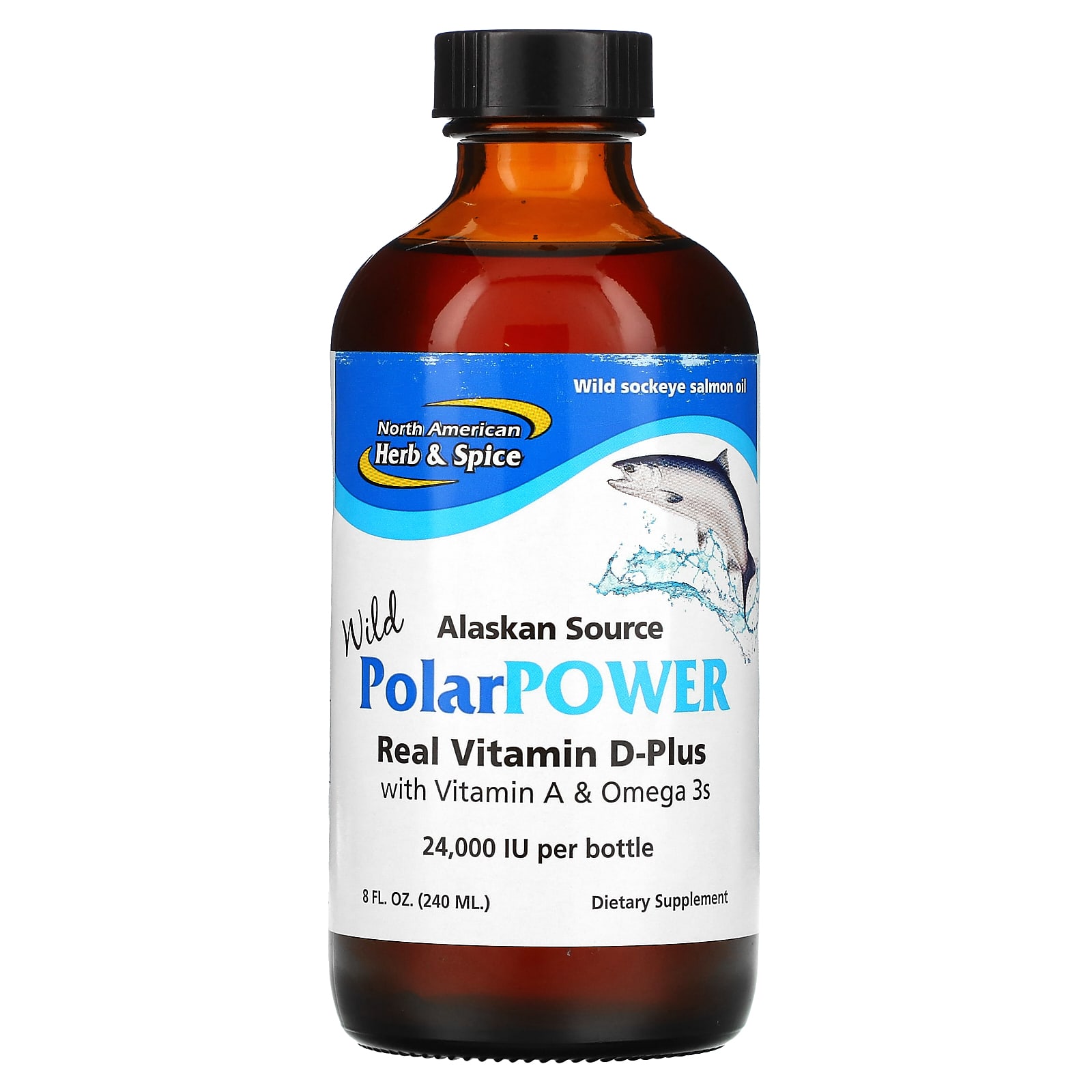 North American Herb & Spice, Alaskan Wild Polar Power, Wild Red Salmon Oil, 240 Ml (8 Fl Oz)
North American Herb & Spice, Alaskan Wild Polar Power, Wild Red Salmon Oil, 240 Ml (8 Fl Oz)