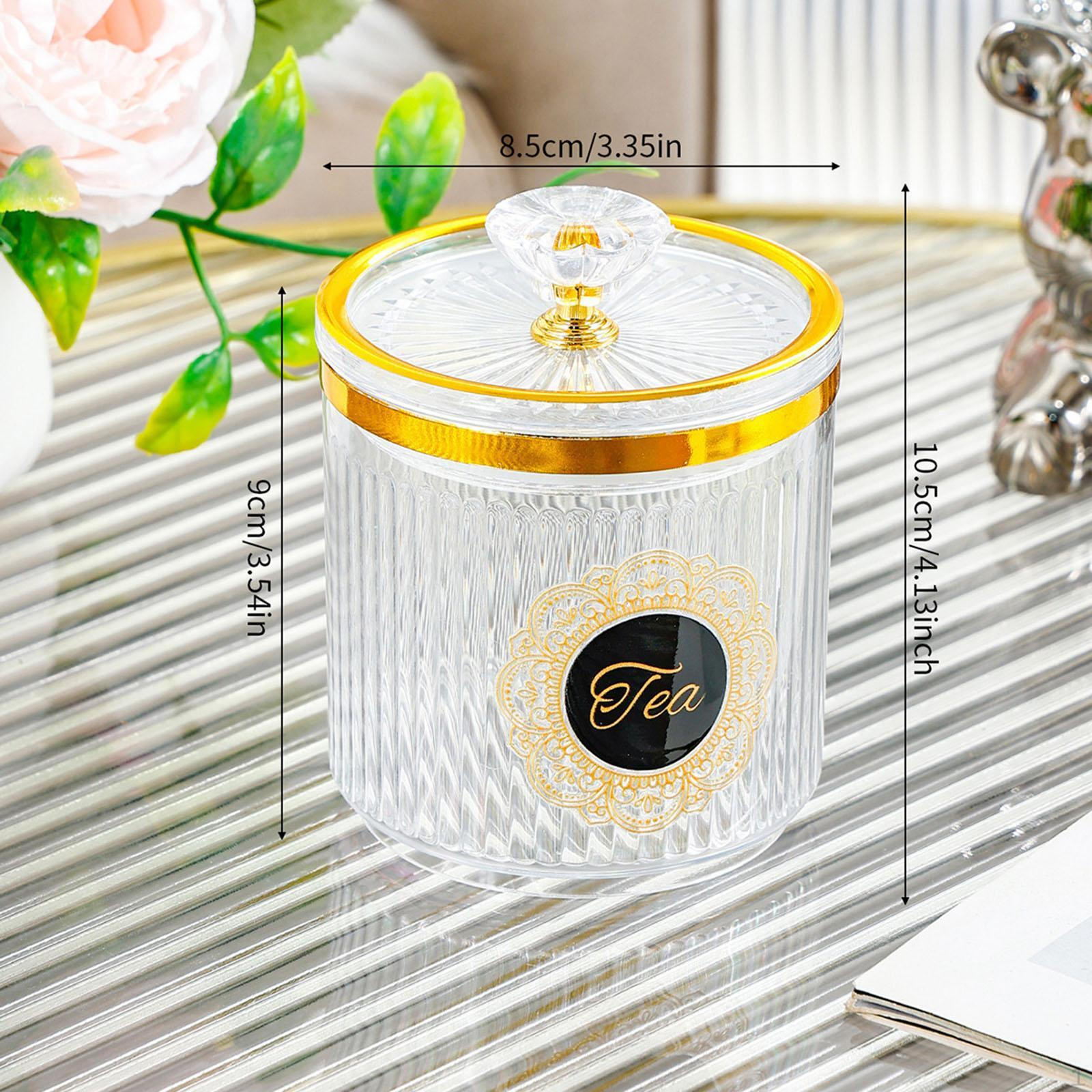 Candy Jar Food Storage Container Sugar Portable Cookie Jar, Canister for Tea Cereal Coffee Tea label clear
Candy Jar Food Storage Container Sugar Portable Cookie Jar, Canister for Tea Cereal Coffee Tea label clear