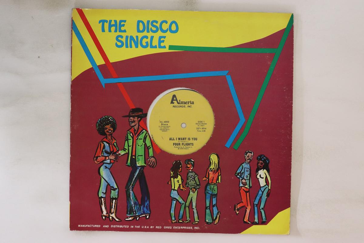 12inch Record FOUR FLIGHTS - All I Want Is You AL4002 ALMERIA RECORDS 1978 US Soul/Funk Used
12inch Record FOUR FLIGHTS - All I Want Is You AL4002 ALMERIA RECORDS 1978 US Soul/Funk Used