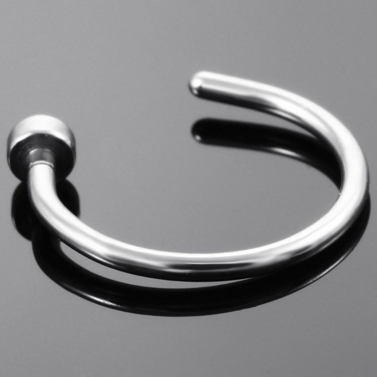 1PC Stainless Steel Women Nostril Nose Hoop Stud Rings Clip On Nose Rings Fake Nose Earring Piercing Fashion Jewelry 0.8x6x2mm
1PC Stainless Steel Women Nostril Nose Hoop Stud Rings Clip On Nose Rings Fake Nose Earring Piercing Fashion Jewelry 0.8x6x2mm