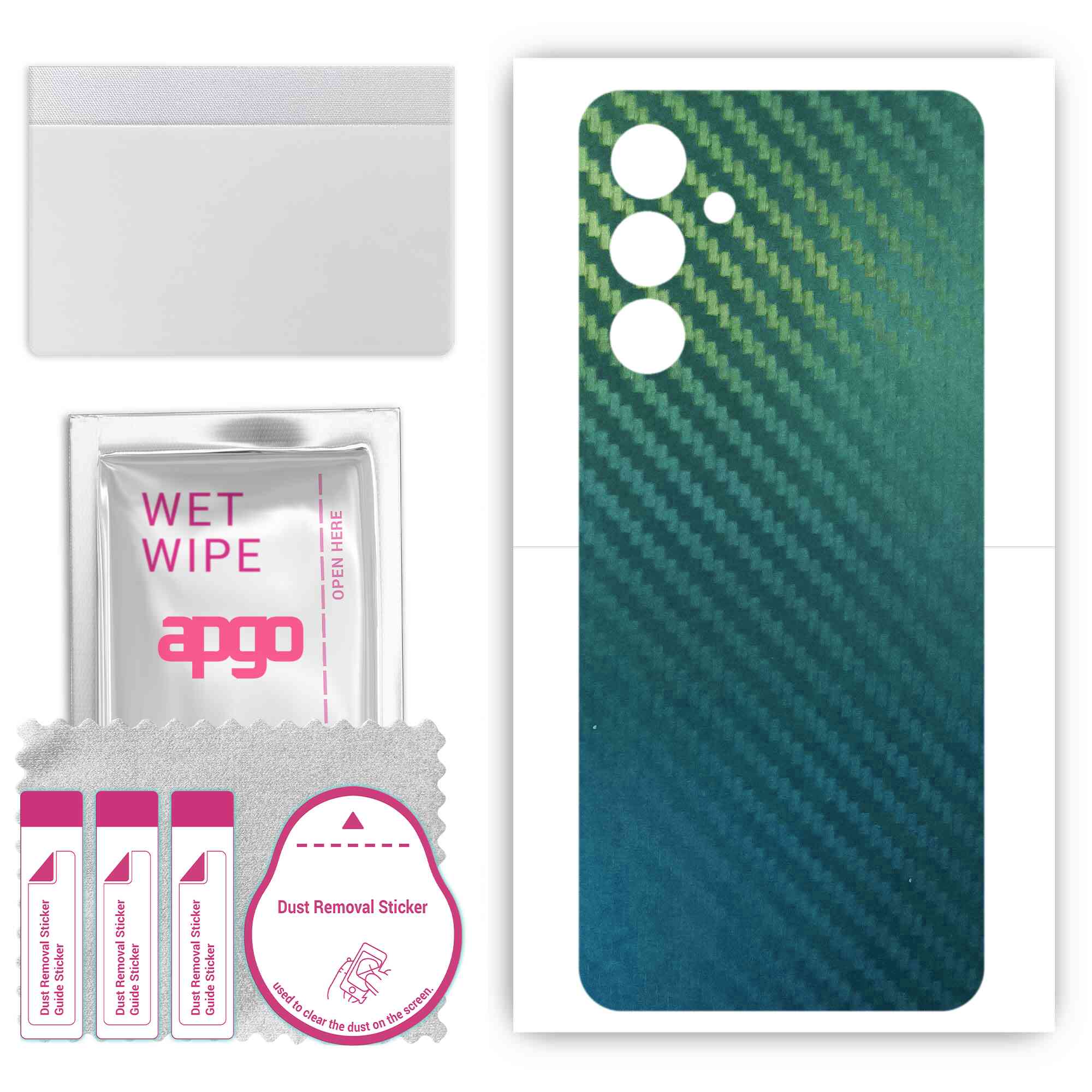 apgo Protective Skin Sticker for the back compatible with Samsung Galaxy A14 5G, Wrap Film, Foil, Vinyl - Pattern Carbon Chameleon CAKA1
apgo Protective Skin Sticker for the back compatible with Samsung Galaxy A14 5G, Wrap Film, Foil, Vinyl - Pattern Carbon Chameleon CAKA1