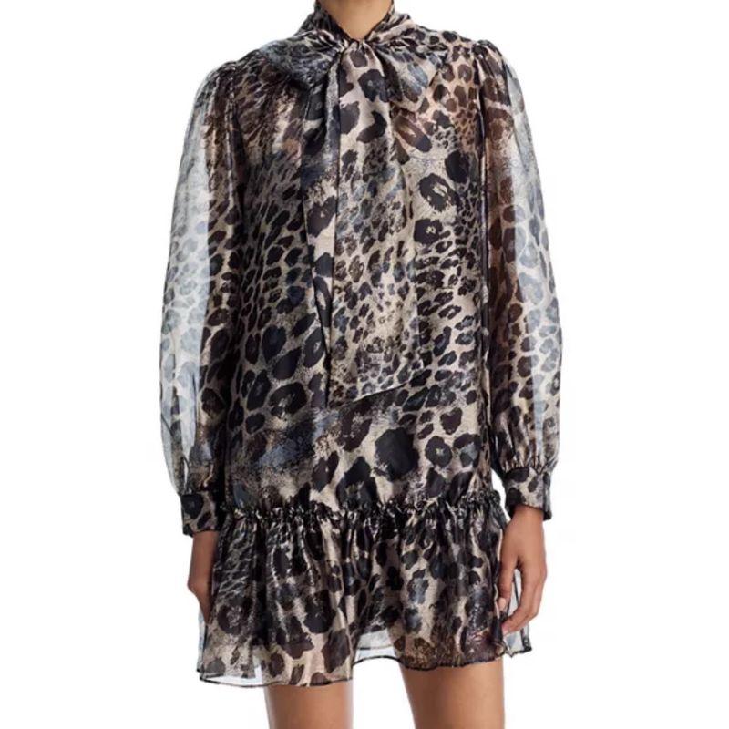 Экспорт Одиночный AQ Home Леопардовый принт Фонарь Длинный рукав Шнуровка Банты Свободная А-силуэт Юбка Комплект из двух предметов Платье Leopard Color L
Экспорт Одиночный AQ Home Леопардовый принт Фонарь Длинный рукав Шнуровка Банты Свободная А-силуэт Юбка Комплект из двух предметов Платье Leopard Color L