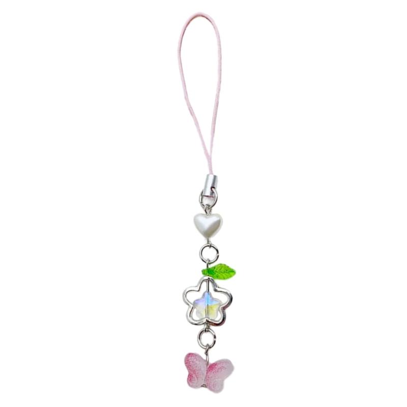 Lucky Four Leaf Clovers Phone Lanyard for Sweet Girls Fashion Butterfly Beaded Mobile Phone Straps Cellphone Keychain
Lucky Four Leaf Clovers Phone Lanyard for Sweet Girls Fashion Butterfly Beaded Mobile Phone Straps Cellphone Keychain
