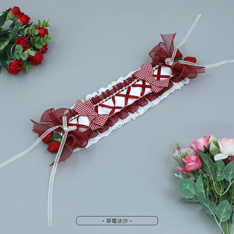 Lolita headband spot handmade lo girl cute fashion accessories strawberry smoothie sweet headgear hair accessories
Lolita headband spot handmade lo girl cute fashion accessories strawberry smoothie sweet headgear hair accessories