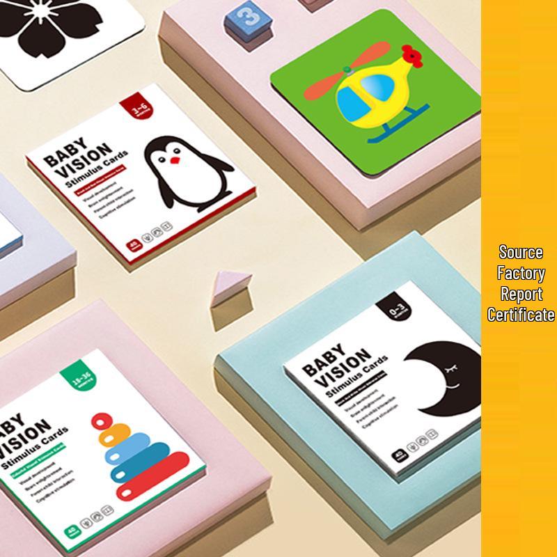 Black & White Infant Visual Stimulation Flashcards, 0-3 Months - Early Education Tracking & Color Recognition Cards
Black & White Infant Visual Stimulation Flashcards, 0-3 Months - Early Education Tracking & Color Recognition Cards