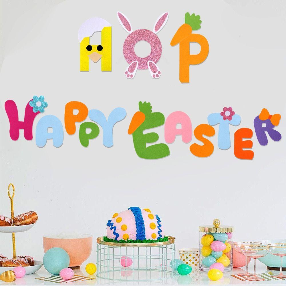Funny Easter Felt Door Sticker Cute Chicken Wall Sticker Rabbit Egg Window Sticker Holiday Decor Style 1
Funny Easter Felt Door Sticker Cute Chicken Wall Sticker Rabbit Egg Window Sticker Holiday Decor Style 1