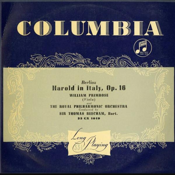 LP Record HECTOR BERLIOZ - WILLIAM PRIMROSE, - Harold In Italy, Op.16 33CX1019 Columbia 1952 UK Classical Used
LP Record HECTOR BERLIOZ - WILLIAM PRIMROSE, - Harold In Italy, Op.16 33CX1019 Columbia 1952 UK Classical Used