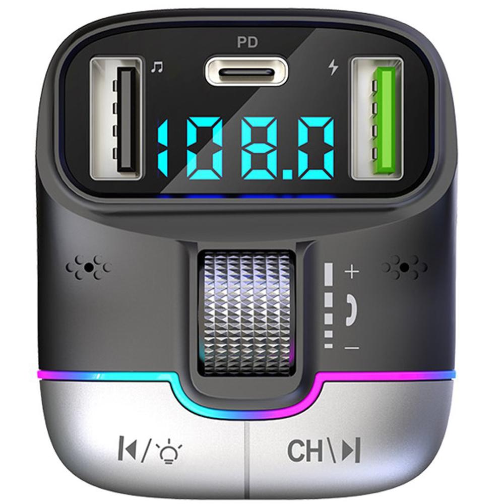 GZ01 Bluetooth-compatible 5.3 Hands-free Call U-disk MP3 Music Player Type-C+Dual USB Car Charger Type A
GZ01 Bluetooth-compatible 5.3 Hands-free Call U-disk MP3 Music Player Type-C+Dual USB Car Charger Type A
