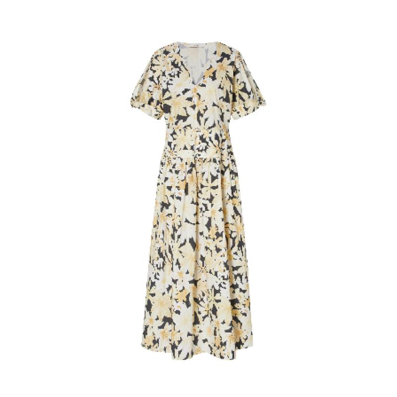 Edition Orange Blossom Print V-neck A-line Long Dress M
Edition Orange Blossom Print V-neck A-line Long Dress M