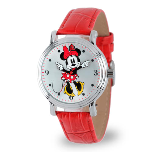 Disney Women s Minnie Mouse Arm and Hand Watch, Red/Silver
Disney Women s Minnie Mouse Arm and Hand Watch, Red/Silver