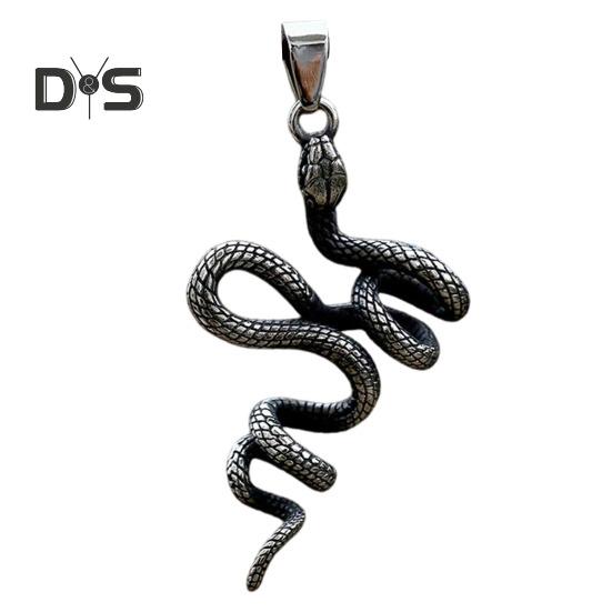 Подвеска в виде змеи из нержавеющей стали, винтажное ожерелье в виде змеи, нержавеющая спиральная подвеска в виде змеи для готического ювелирного ожерелья D
Подвеска в виде змеи из нержавеющей стали, винтажное ожерелье в виде змеи, нержавеющая спиральная подвеска в виде змеи для готического ювелирного ожерелья D