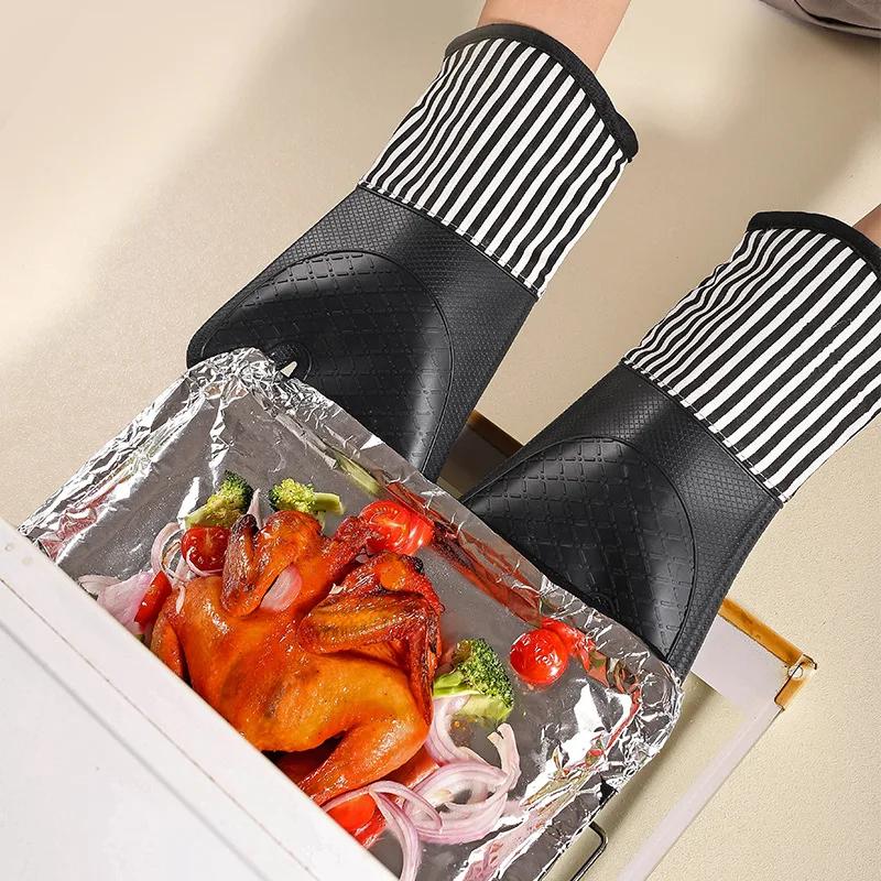 1PC Silicone Thermal Insulation Gloves High Temperature Microwave Oven Gloves Kitchen Baking Thickened Anti-scalding Gloves чёрный
1PC Silicone Thermal Insulation Gloves High Temperature Microwave Oven Gloves Kitchen Baking Thickened Anti-scalding Gloves чёрный