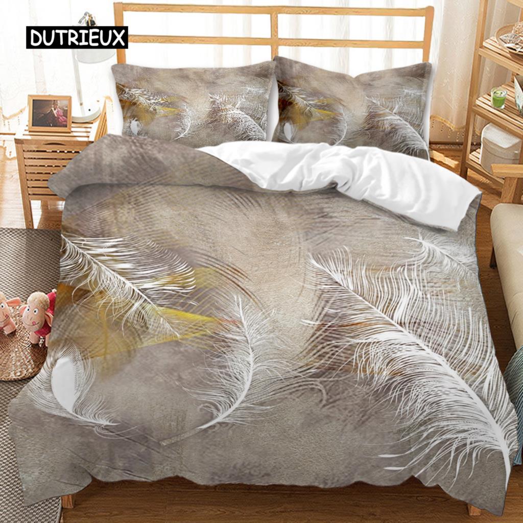 Пододеяльник из перьев с ламелями и натальным контуром, с рисунком в виде перьев птиц и элементов кожи животных, большой размер, полиэстеровый стеганый чехол 155x215cm 3pcs
Пододеяльник из перьев с ламелями и натальным контуром, с рисунком в виде перьев птиц и элементов кожи животных, большой размер, полиэстеровый стеганый чехол 155x215cm 3pcs
