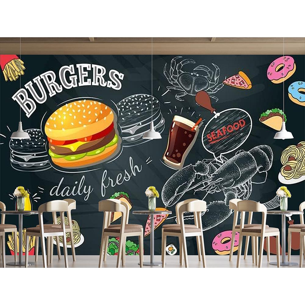 Size Wall Murals Hamburger Western Restaurants Wall Mural Fast Food Restaurant Snack Store Large Photo Wallpaper 200 cm(W) x 140 cm(H)
Size Wall Murals Hamburger Western Restaurants Wall Mural Fast Food Restaurant Snack Store Large Photo Wallpaper 200 cm(W) x 140 cm(H)