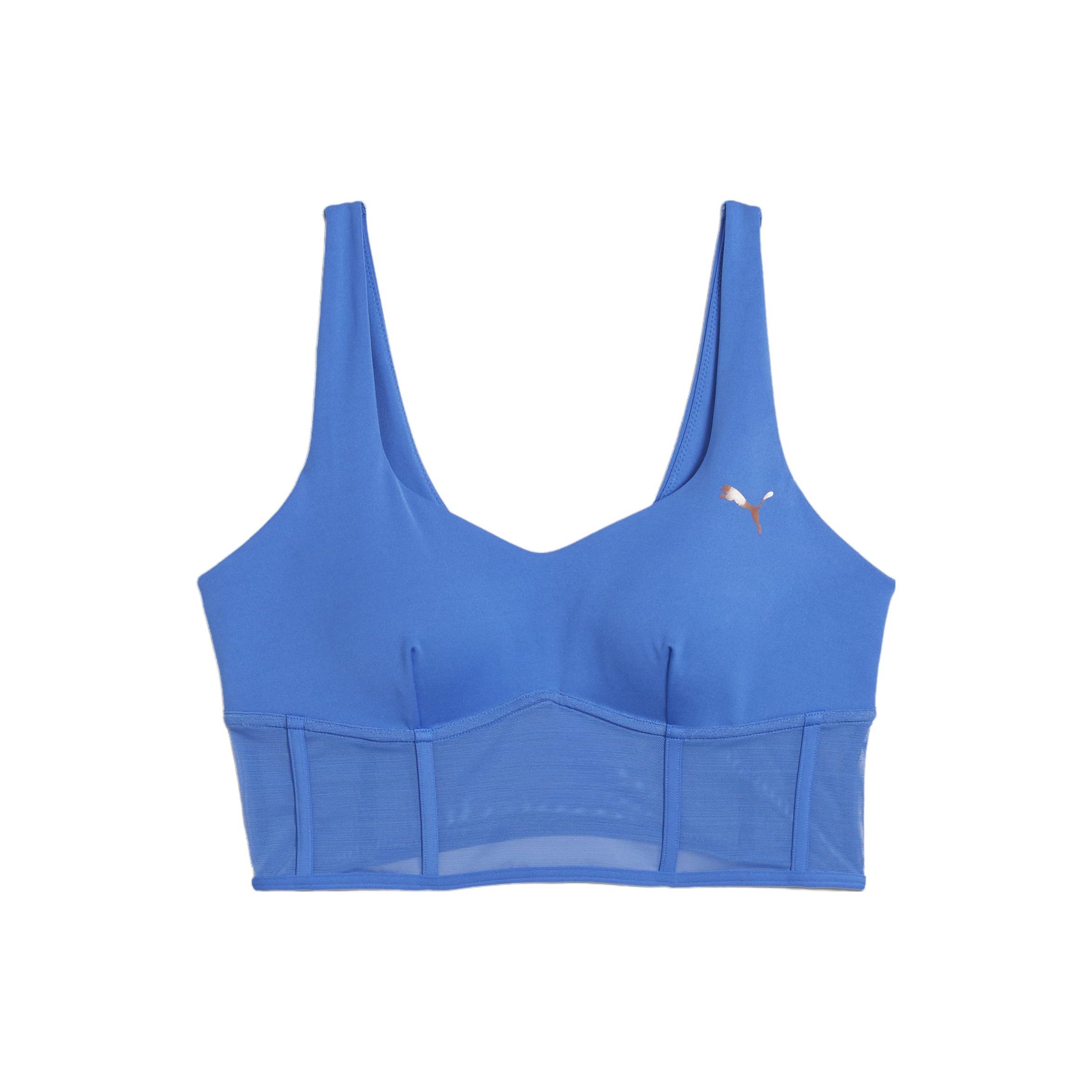 Puma X Pamela Reif Collaboration Top Corset Solid Color Casual Slim Fit Sports Bra Women underwear Blue 525143-40 M
Puma X Pamela Reif Collaboration Top Corset Solid Color Casual Slim Fit Sports Bra Women underwear Blue 525143-40 M