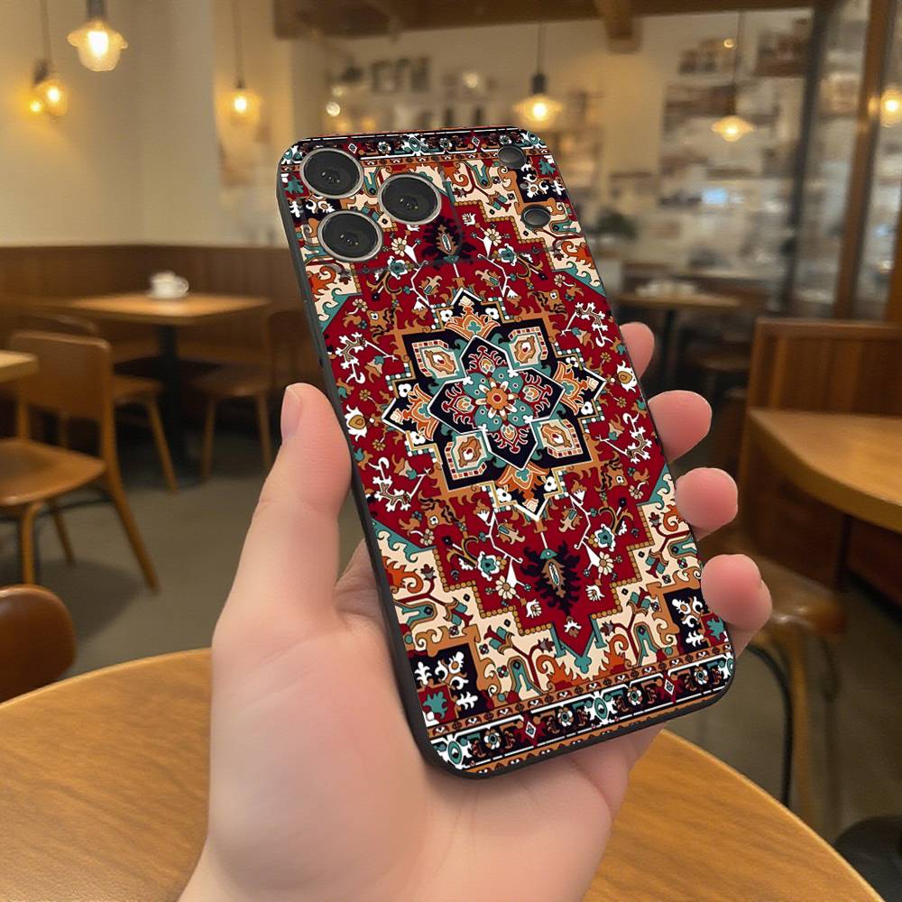 Persian Carpet Floral Pattern Black Soft Cover Phone Case For iPhone 17,16,15,14,13,12,11,Pro,Max,Plus iPhoneXSMAX
Persian Carpet Floral Pattern Black Soft Cover Phone Case For iPhone 17,16,15,14,13,12,11,Pro,Max,Plus iPhoneXSMAX