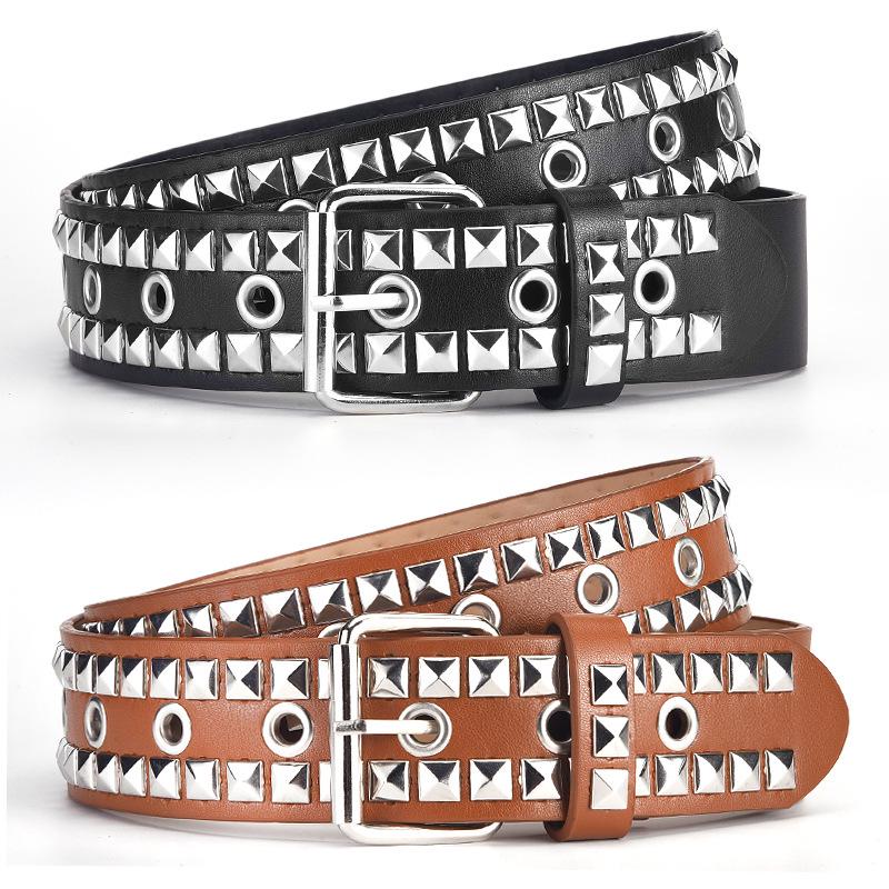 Unisex Square Rivet Eyelet PU Leather Belt - Trendy European and American Style Accessories 110x3.8 розовый
Unisex Square Rivet Eyelet PU Leather Belt - Trendy European and American Style Accessories 110x3.8 розовый