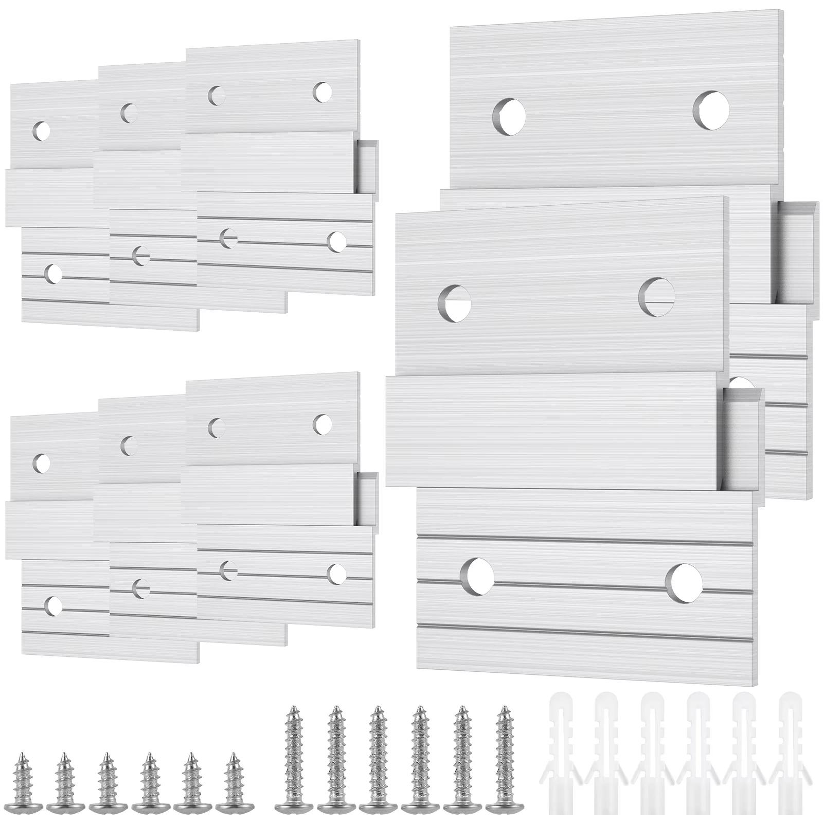 8 Pairs French Cleat Picture Hanger Heavy Duty Aluminum Z-Clamps Interlocking Wall Mounting Bracket Picture Hanging for Mirrors
8 Pairs French Cleat Picture Hanger Heavy Duty Aluminum Z-Clamps Interlocking Wall Mounting Bracket Picture Hanging for Mirrors