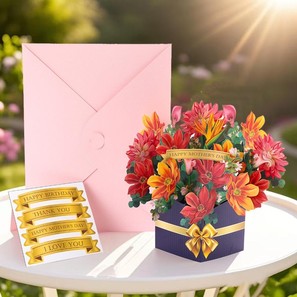 Blessing Bouquet Invitation Card with Envelope Message Cards Thank You Gift Card Mother s Day Style 4
Blessing Bouquet Invitation Card with Envelope Message Cards Thank You Gift Card Mother s Day Style 4
