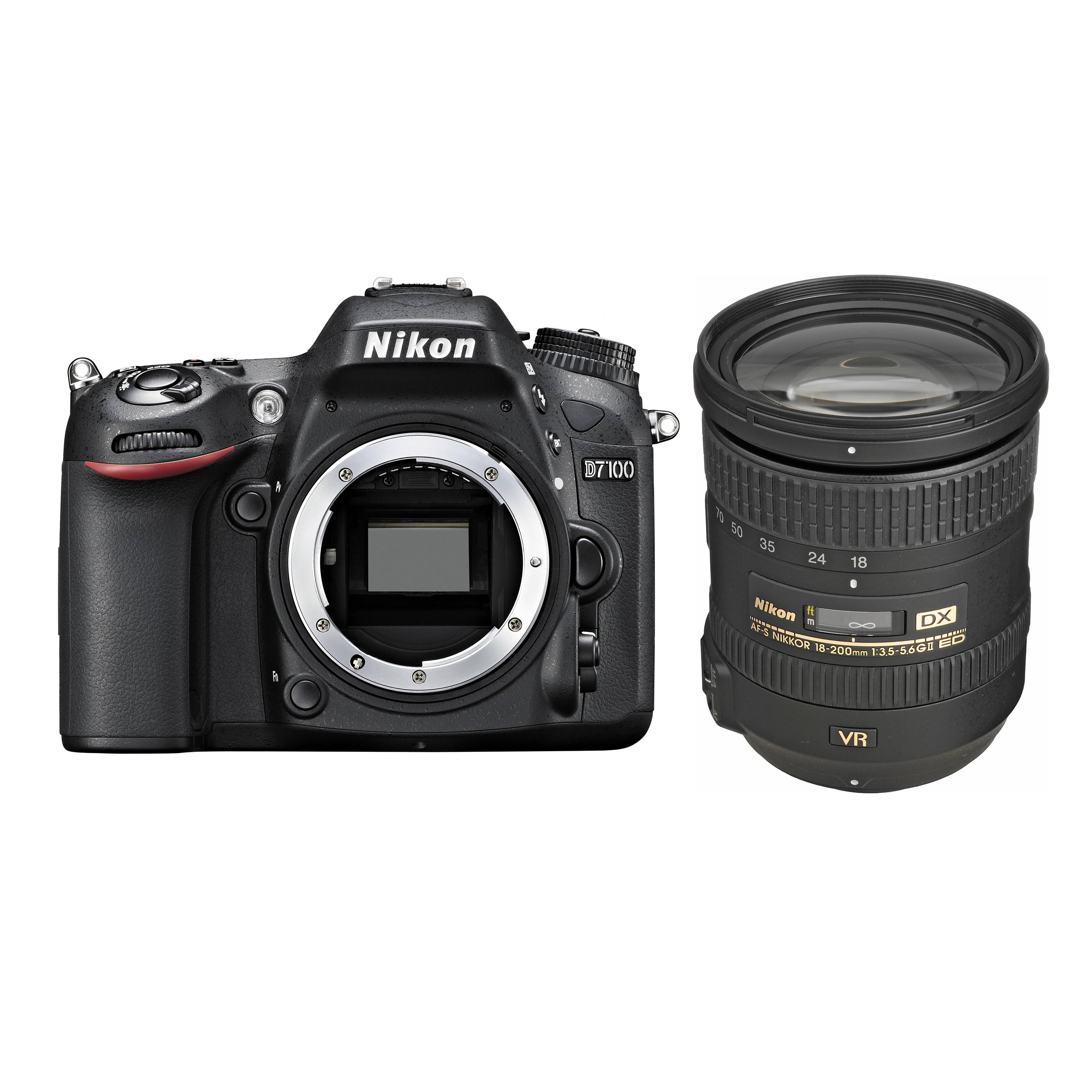 Nikon D7100 DSLR Camera + AF-S DX 18-200mm f/3.5-5.6G ED VR II Lens чорний
Nikon D7100 DSLR Camera + AF-S DX 18-200mm f/3.5-5.6G ED VR II Lens чорний