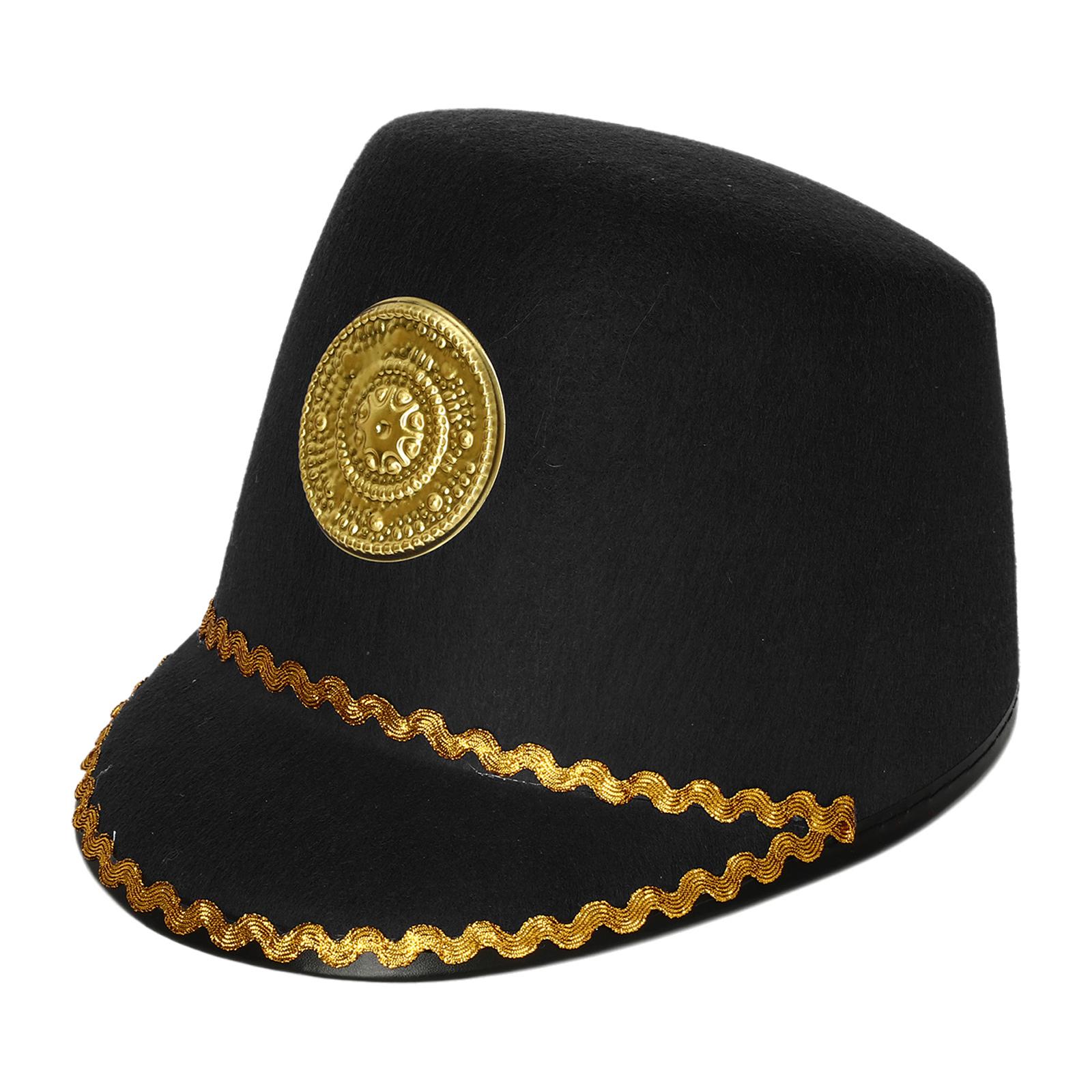 Unisex Lightweight Marching Band Hat 1Pc Soldier Cosplay Cap Comfortable Costume Accessory for Role Play Party One Size чорний
Unisex Lightweight Marching Band Hat 1Pc Soldier Cosplay Cap Comfortable Costume Accessory for Role Play Party One Size чорний