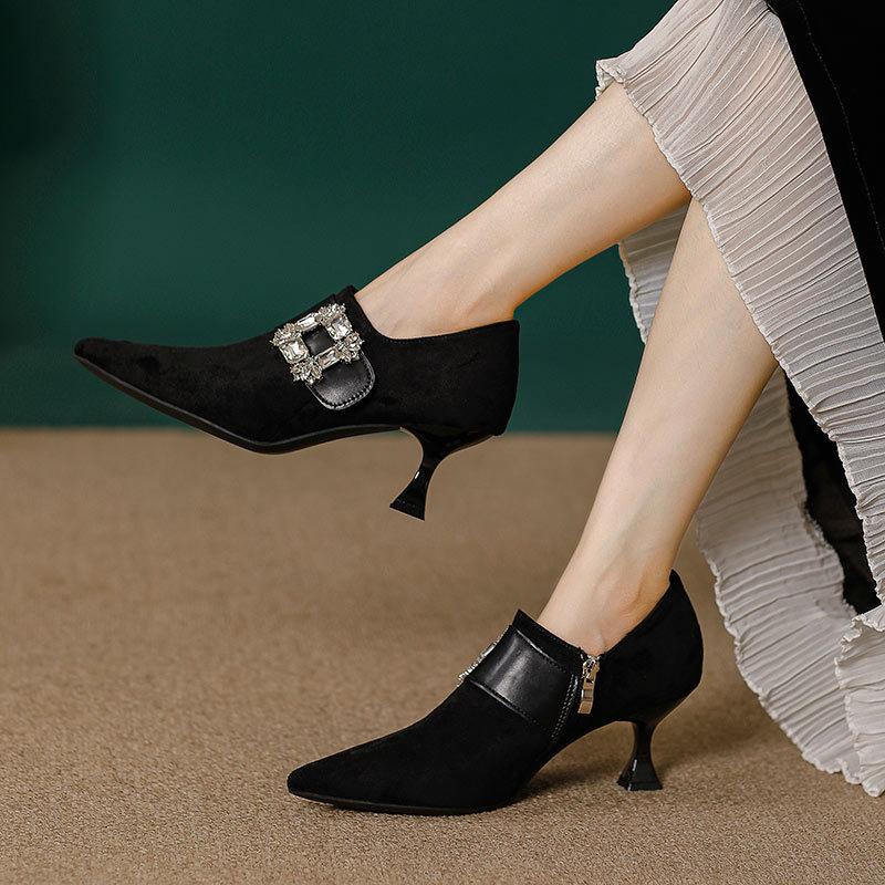 Deep single shoes fashion rhinestone buckle high heels women s thin heels new women s shoes temperament pointed shoes 39 хакі
Deep single shoes fashion rhinestone buckle high heels women s thin heels new women s shoes temperament pointed shoes 39 хакі