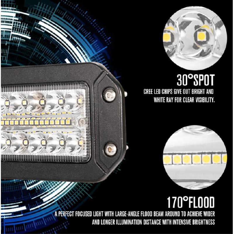 Pair 6Inch Flush Mount Led Work Light Pods Spot Flood Beam Driving Lamp 12V 24V
Pair 6Inch Flush Mount Led Work Light Pods Spot Flood Beam Driving Lamp 12V 24V