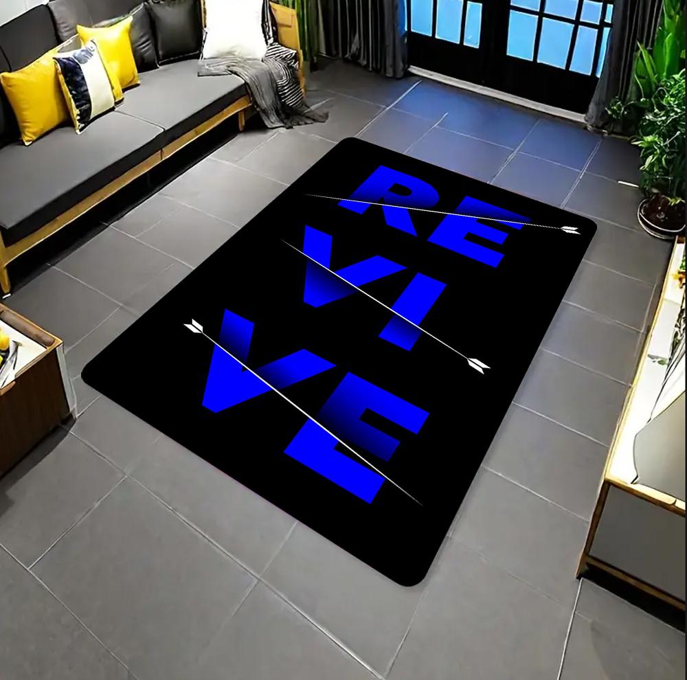 Revive 3D Typography Design Area Rug Textile Carpet for Living Room Non Slip Floor Mat Indoor Use Home Decor Modern Style Carpet 40x60CM
Revive 3D Typography Design Area Rug Textile Carpet for Living Room Non Slip Floor Mat Indoor Use Home Decor Modern Style Carpet 40x60CM