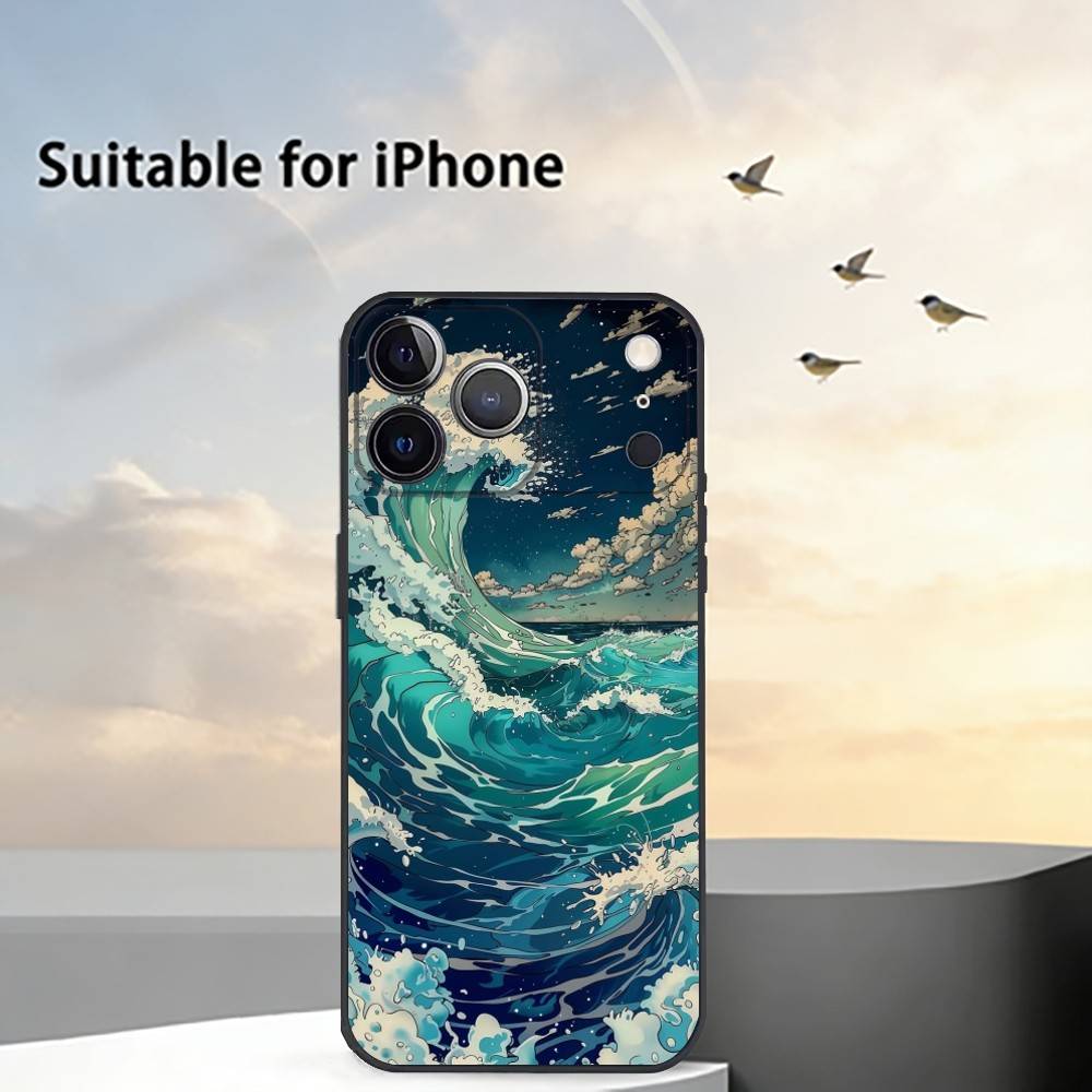 The Great Wave Off K-Kanagawa Phone Case For iPhone 17,16,15,14,13,12,11 Plus,Pro Max,XS,Soft Silicone Black Cover iPhone17
The Great Wave Off K-Kanagawa Phone Case For iPhone 17,16,15,14,13,12,11 Plus,Pro Max,XS,Soft Silicone Black Cover iPhone17