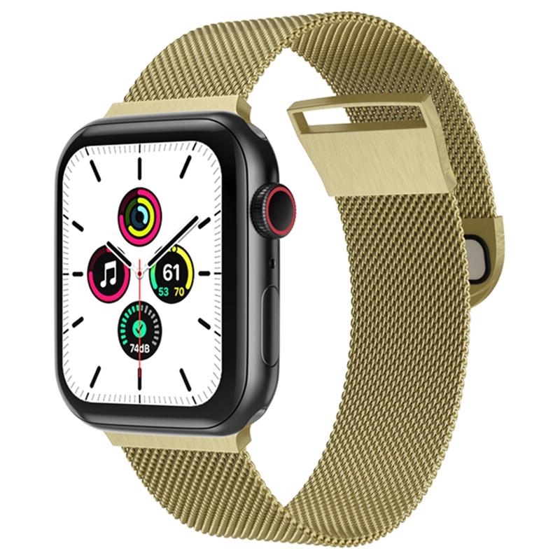 For Apple Watch Series 10 42mm/9 8 7 41mm/6 5 4 SE SE (2022) SE (2023) 40mm/3 2 1 38mm Dual Magnetic Clasp Milanese Metal Strap Replacement Watch Band Gold
For Apple Watch Series 10 42mm/9 8 7 41mm/6 5 4 SE SE (2022) SE (2023) 40mm/3 2 1 38mm Dual Magnetic Clasp Milanese Metal Strap Replacement Watch Band Gold