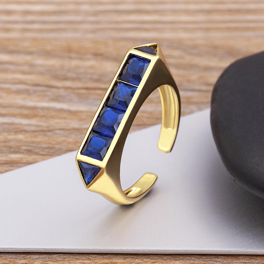 Nidin New Fashion 5 Candy Colors Geometric Rhinestone Ring Women Charm Shiny Zircon Jewelry Wedding Party Gifts Wholesale темно-синього кольору
Nidin New Fashion 5 Candy Colors Geometric Rhinestone Ring Women Charm Shiny Zircon Jewelry Wedding Party Gifts Wholesale темно-синього кольору