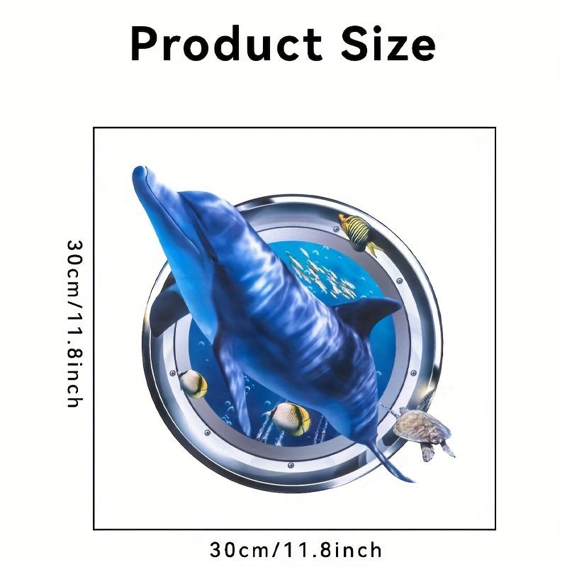 3D Dolphin Diving Toilet Stickers Self-Adhesive Toilet Lid Inside and Outside Backrest Vinyl Decals Bathroom Mirror Decoration (as the picture,30x30cm)
3D Dolphin Diving Toilet Stickers Self-Adhesive Toilet Lid Inside and Outside Backrest Vinyl Decals Bathroom Mirror Decoration (as the picture,30x30cm)