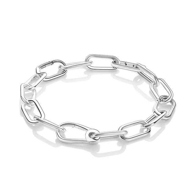Браслет Me Link Chain Автентичний срібний браслет зі змією 925 проби підходить для оригінального європейського бренду талісмани. Подарункові прикраси своїми руками 20cm
Браслет Me Link Chain Автентичний срібний браслет зі змією 925 проби підходить для оригінального європейського бренду талісмани. Подарункові прикраси своїми руками 20cm