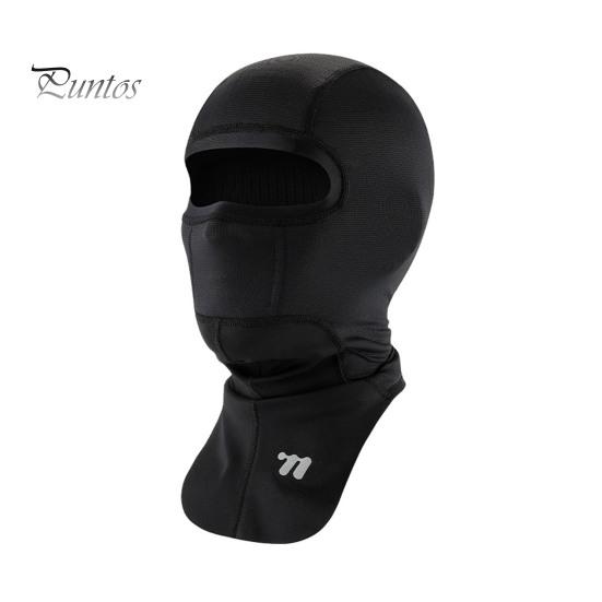 Зимняя балаклава для катания на лыжах, флисовая теплая флисовая подушка для лица, подшлемник для шеи и гетры для холодной погоды, катания на лыжах, сноуборде, велоспорта чёрный