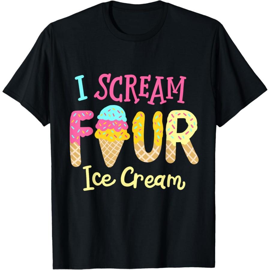 Kids I Scream Four Ice Cream Girls 4th Birthday T-Shirt(1) XXXXXL
Kids I Scream Four Ice Cream Girls 4th Birthday T-Shirt(1) XXXXXL